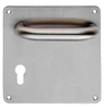 Manija de puerta de palanca de acero inoxidable para puerta residencial