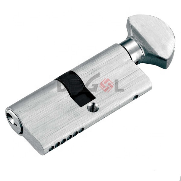 Cilindro de acero inoxidable Llave de latón Cilindro de cuerpo de bloqueo de alta calidad
