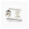 Manijas de palanca pulidas para puertas interiores de acero inoxidable de lujo de alta calidad