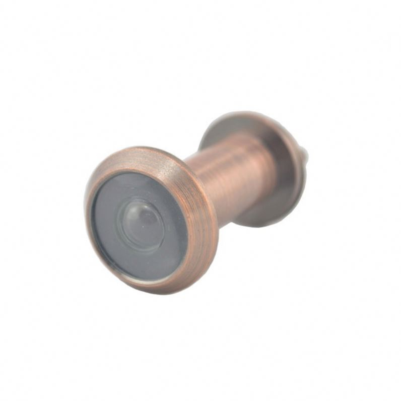 Lupa de visor de puerta de latón de 200 grados