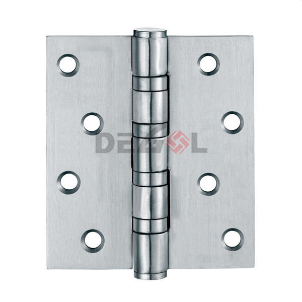 Bisagra de puerta de 4BB de acero inoxidable satinado de material completo