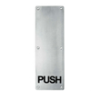PH1001 Placa de señalización de puerta SS 201/304 personalizada para tirar y empujar