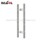 Tirador de puerta moderno de hierro forjado de acero inoxidable 304 para puerta de vidrio