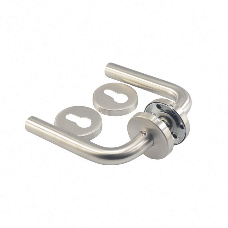 Nuevo tipo de cerradura de manija de puerta de paso de acero inoxidable con luz LED