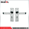 Puerta delantera de apartamento tirador de acero inoxidable con placa posterior
