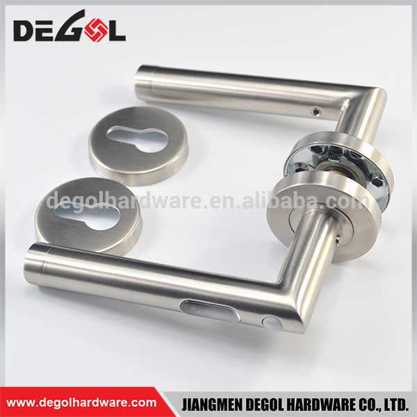 Venta caliente Alemania acero inoxidable LED luz puerta manija producto de hardware