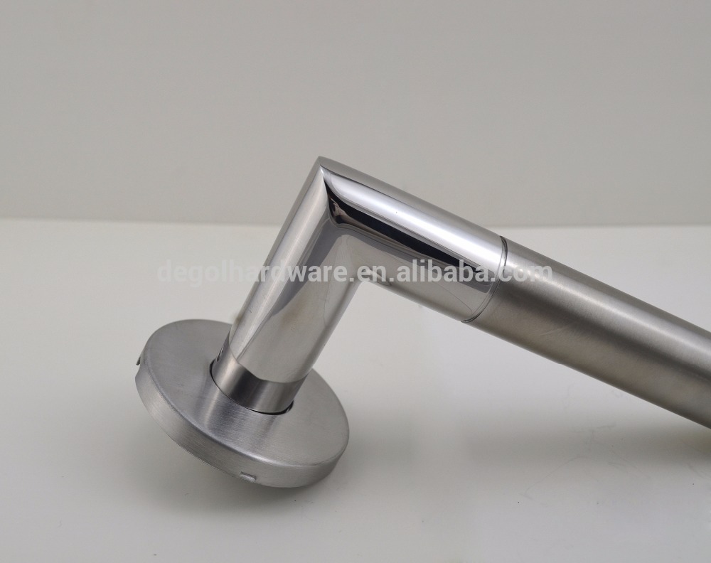 Cerradura de puerta de palanca de paso de lujo de alta calidad popular de acero inoxidable 201 cerradura de puerta alemana