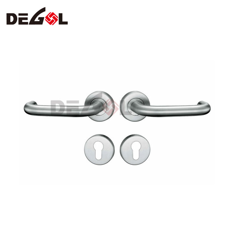 Venta caliente de doble tamaño de acero inoxidable 304 manija de la puerta de palanca / accesorios de puerta de aluminio