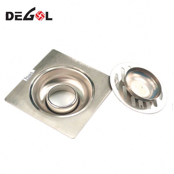 Tirador de puerta con pasador de drenaje de piso para rejilla de garaje