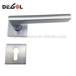 Manija cuadrada de acero inoxidable estilo americano, última manija de la puerta del ángel derecho