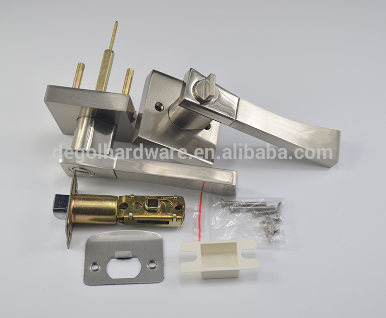 Manijas de puertas industriales cerraduras conjunto de palanca interior bloqueo de manijas de puerta