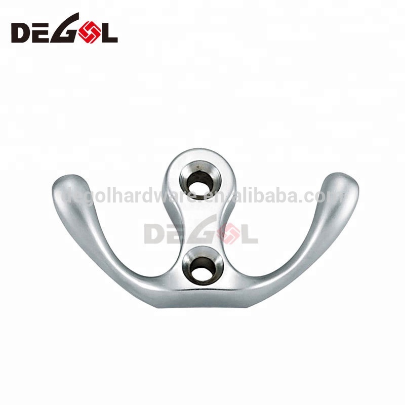 perchero de aleación de gancho para colgar en la pared perchero de zinc rosa dorado