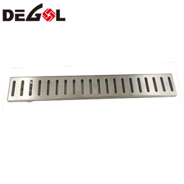 Manija de puerta FD1009 con rejilla de drenaje de piso de acero inoxidable de metal con pie