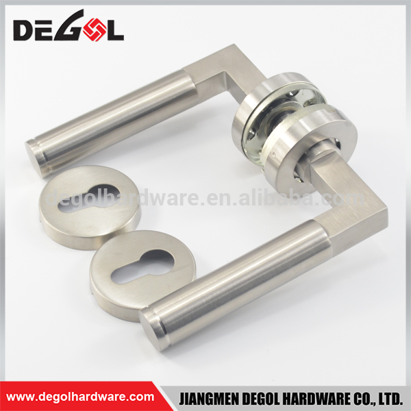 China al por mayor de acero inoxidable habitación tubo manija de la puerta guangzhou