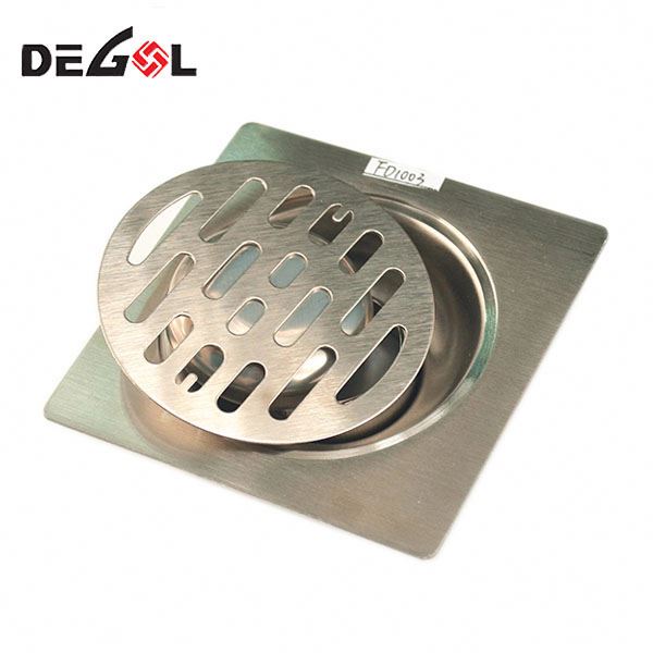 Tirador de puerta con tubo Metal 304 Acero inoxidable Rejilla de drenaje de piso