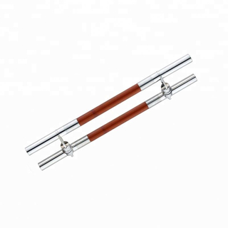 Tirador de puerta de cristal de acero inoxidable satinado vendedor caliente