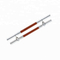 Tirador de puerta de cristal de acero inoxidable satinado vendedor caliente