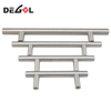 Perilla de madera de haya, perilla de aluminio de madera de 24Mm para gabinete, tirador de puerta de madera