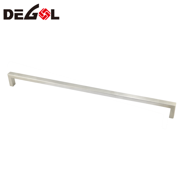 Venta caliente de alta calidad China hace América elegante manija de acero inoxidable para muebles de madera