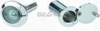 Visor de ojo de puerta de zinc de 180 grados con lente de vidrio, mirilla