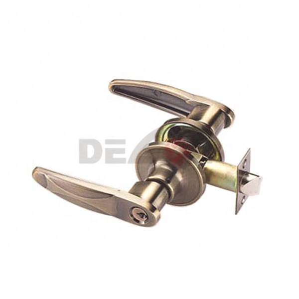 Cerradura de puerta de privacidad redonda de níquel satinado para baño