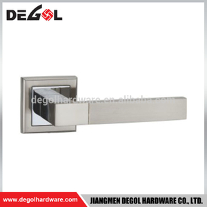 Gran oferta, manija de puerta de habitación interior de aleación de zinc de estilo americano de doble cara