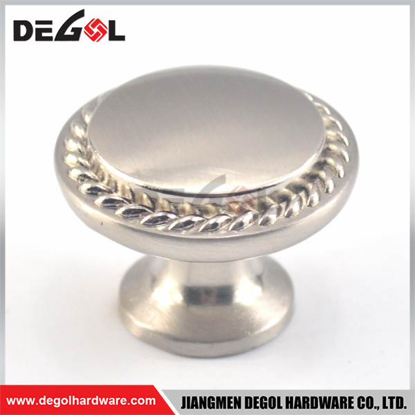 Gran oferta, pomo redondo para armario de cocina de China de acero inoxidable