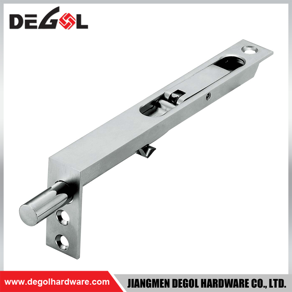 Perno de puerta de seguridad con indicador de cerradura de puerta de acero inoxidable de 69*41mm 