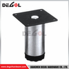 Pata de mueble de hierro cromado de 60-120 mm de alta calidad