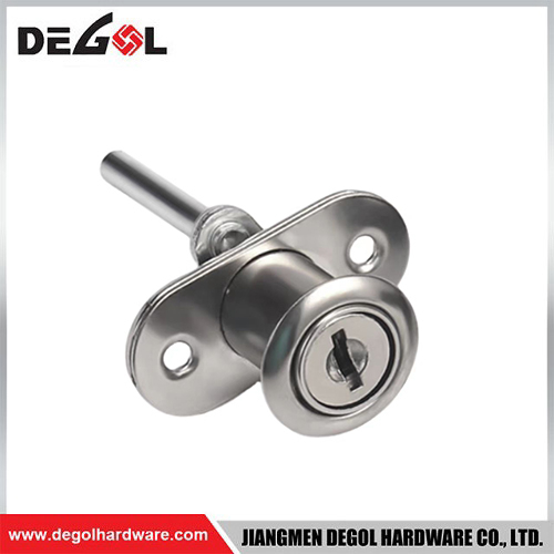 Cerradura de cajón de hardware para muebles DL04, cerradura de cajón de montaje lateral con llave
