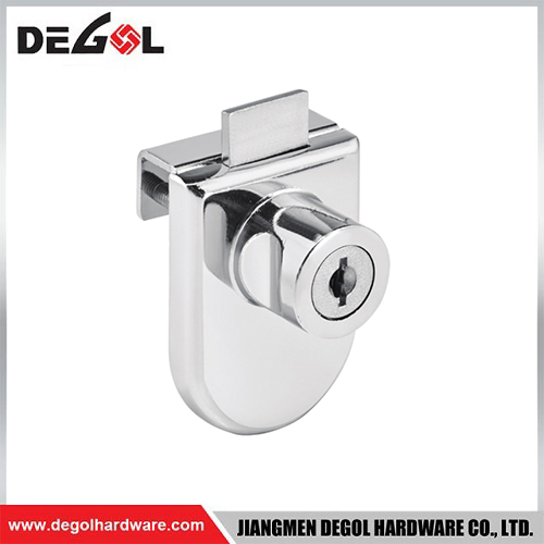 Cerradura de cajón de montaje lateral con llave, herrajes para muebles DL408