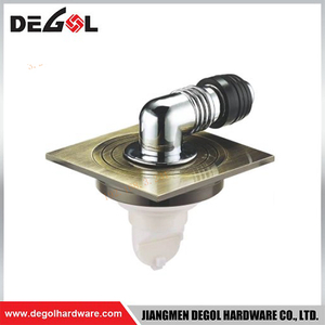 XG-440BC3 Desagüe de piso de latón antiguo cian de 4,0 mm de espesor para baño y cocina