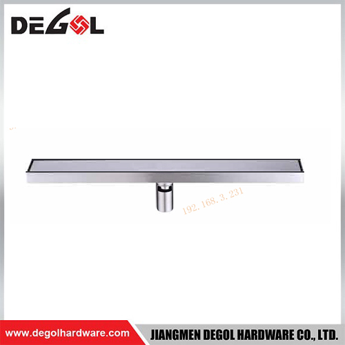 XG-T68 trefilado 304 acero inoxidable sigiloso drenaje de piso de 2,0 mm de espesor para baño cocina