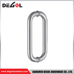 YE101 Herraje para puerta de cristal cromado satinado negro