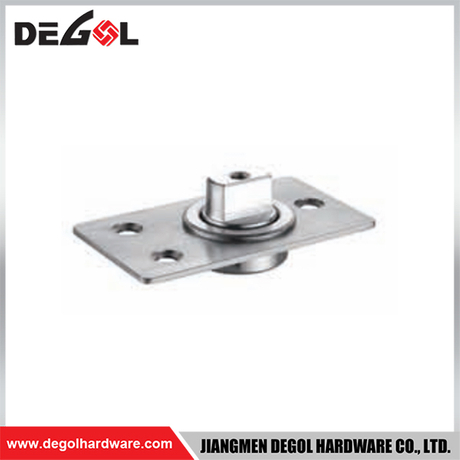 YE218 Herraje para puerta de cristal cromado satinado negro