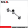 YG118 Muro cortina de vidrio Serie Cromo satinado Negro