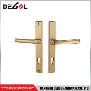 SL1009 Cerradura de puerta corrediza de vidrio de aluminio estrecha de 85 mm con contraseña impermeable para exteriores con aplicación TTlock manija de puerta de doble cara 