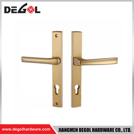 SL1009 Cerradura de puerta corrediza de vidrio de aluminio estrecha de 85 mm con contraseña impermeable para exteriores con aplicación TTlock manija de puerta de doble cara 