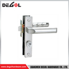 SL1021 Cerradura de puerta corredera de aluminio, moderna y lujosa, estrecha, de 85 mm, con contraseña, impermeable, para exteriores, con aplicación TTlock, doble puerta 