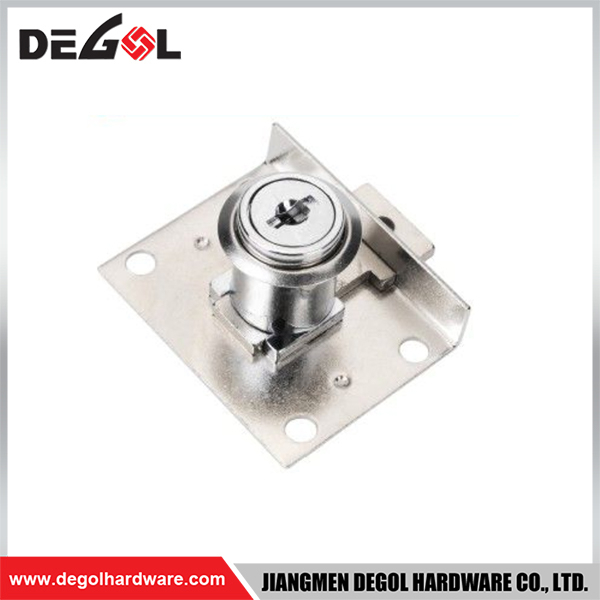 Cerradura de cajón de hardware para muebles DL009, cerradura de cajón de montaje lateral con llave
