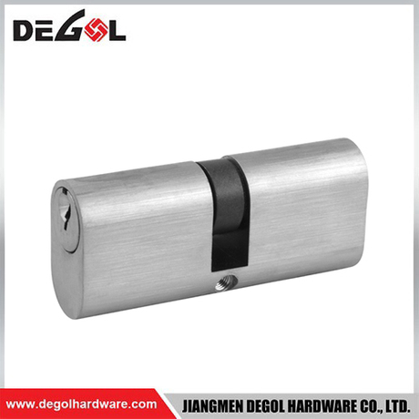 Cilindro de cerradura de Brasil de latón plateado de 60 mm fabricado en China