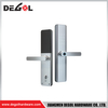 Manija de puerta de aleación de zinc SML40, cerradura inteligente, negro mate/plata satinada