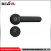 SML04 Manija de puerta de aleación de zinc Cerradura inteligente Negro mate / Plata satinada