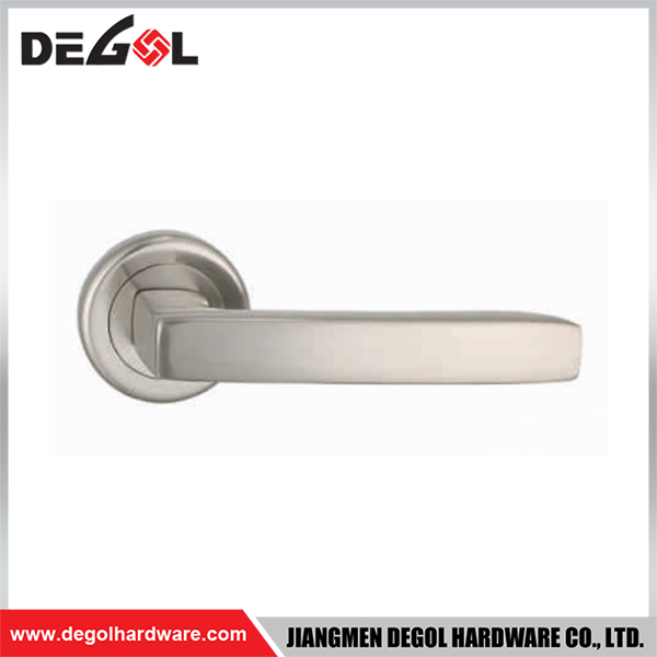 Manija de puerta de entrada de zinc y aluminio, agarre seguro, decoración elegante para el hogar