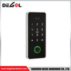 SML124 Manija de puerta de aleación de zinc Cerradura inteligente Negro mate / Plata satinada