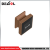 SML151 Manija de puerta de aleación de zinc Cerradura inteligente Negro mate / Plata satinada