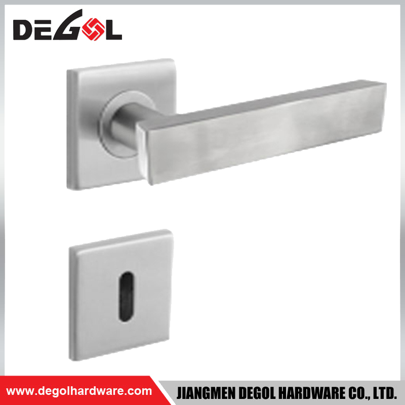 Manijas de puerta de entrada de alta seguridad de 19*135*60 mm Manijas de puerta de acero inoxidable (SUS 304)