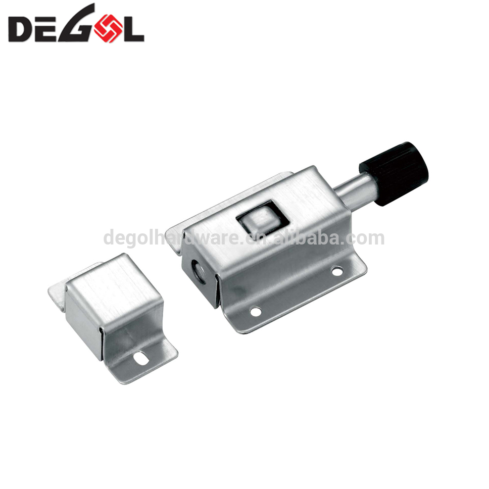 Diseño moderno nuevo perno de puerta de inodoro de aleación de zinc