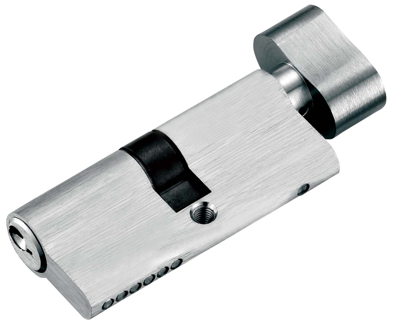 Cilindro de puerta de acero inoxidable de alta calidad con giro de pulgar