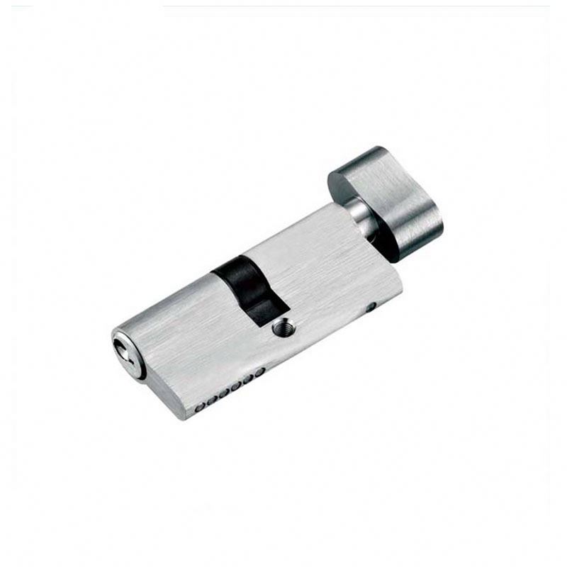 Cerradura de cilindro con perilla giratoria de latón de 60 mm sin llave para baño